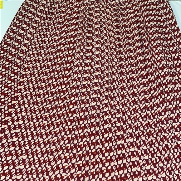 Alice Blue Red Cream A-Line Midi Skirt - Picture 1 of 5